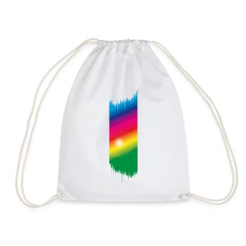 Spectre des couleurs - Arc-en-ciel - Sac de sport léger - blanc - Devant