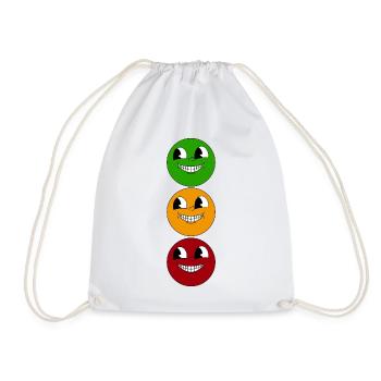 TriColor Smirk Trio - Turnbeutel - Weiß - Vorne
