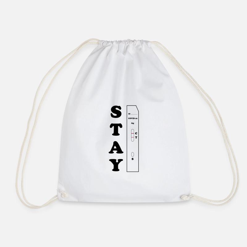 Restez positif! - Sac de sport léger - blanc