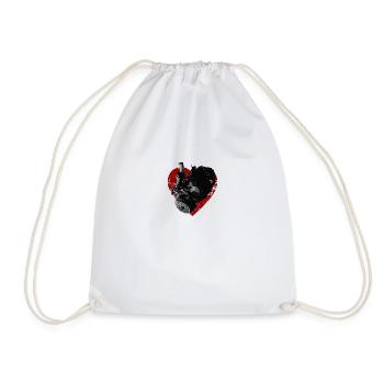MotorHerz - Drawstring Bag - white - Front