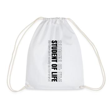 ÉTUDIANT DE LA VIE - Sac de sport léger - blanc - Devant