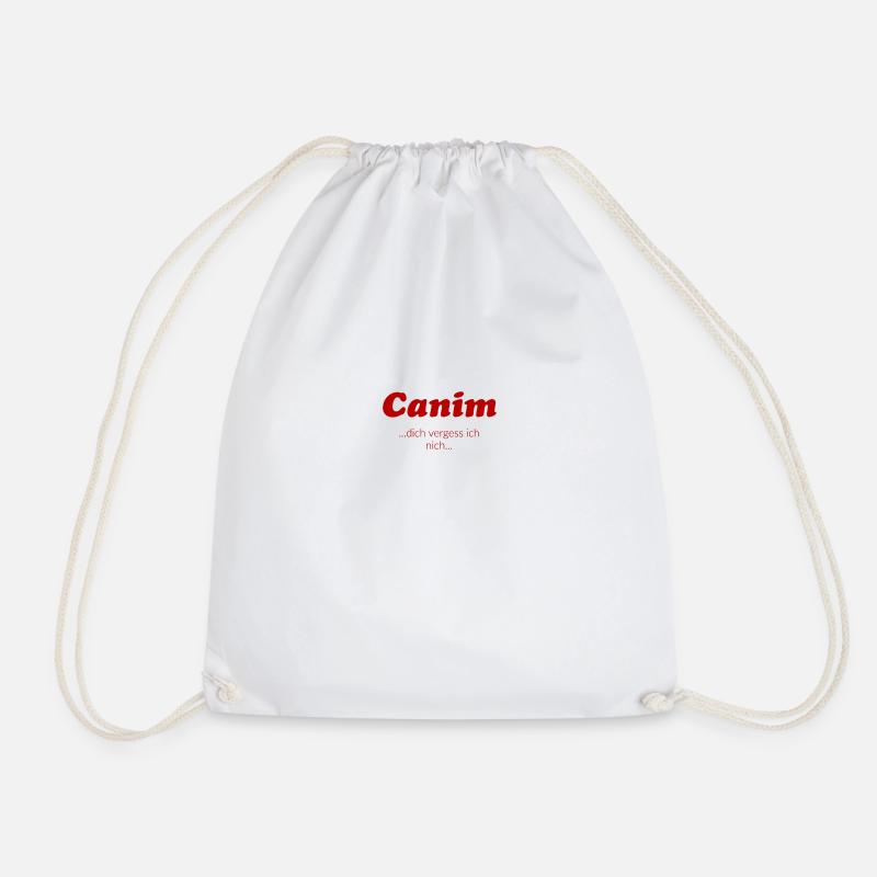 Canim, dich vergess ich nicht - Turnbeutel - Weiß