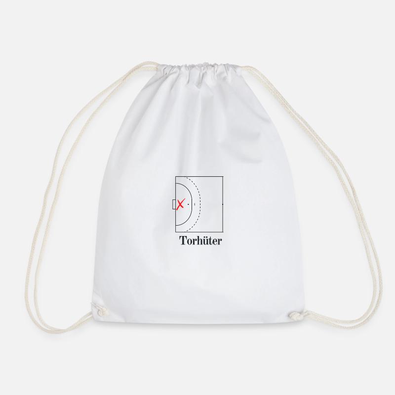 Handball - Torhüter - Turnbeutel - Weiß