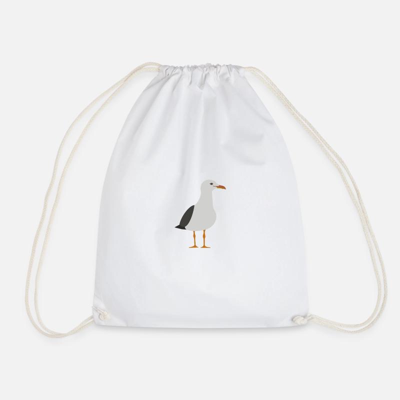 Möwe - Turnbeutel - Weiß