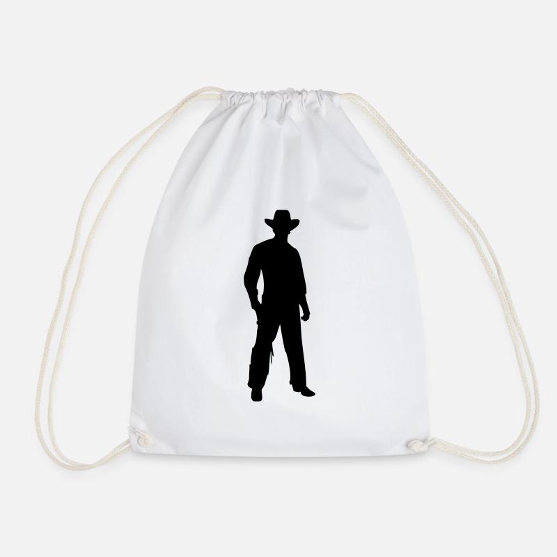 Cowboy - Turnbeutel - Weiß