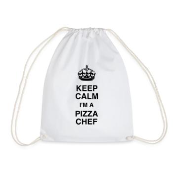pizza / pizzaiolo / chef / italie / pizzaiola - Sac de sport léger - blanc - Devant