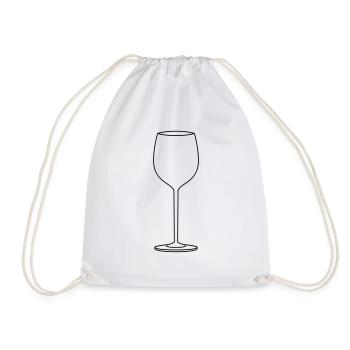 Concevoir du vin vide - Sac de sport léger - blanc - Devant