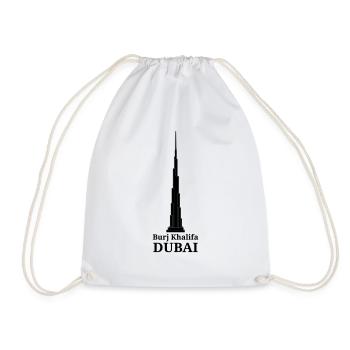 burjkhalifa dubai - Turnbeutel - Weiß - Vorne
