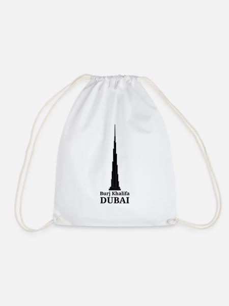 burjkhalifa dubai - Turnbeutel - Weiß