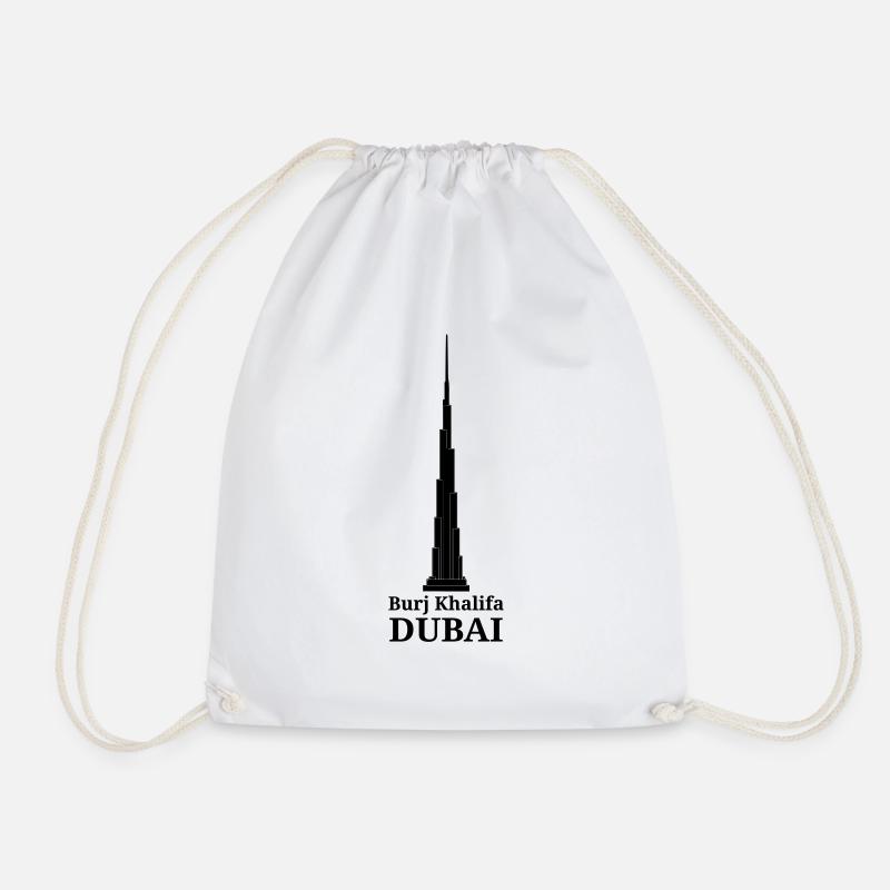 burjkhalifa dubai - Turnbeutel - Weiß