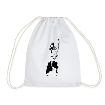 kendo - Drawstring Bag - white - Front