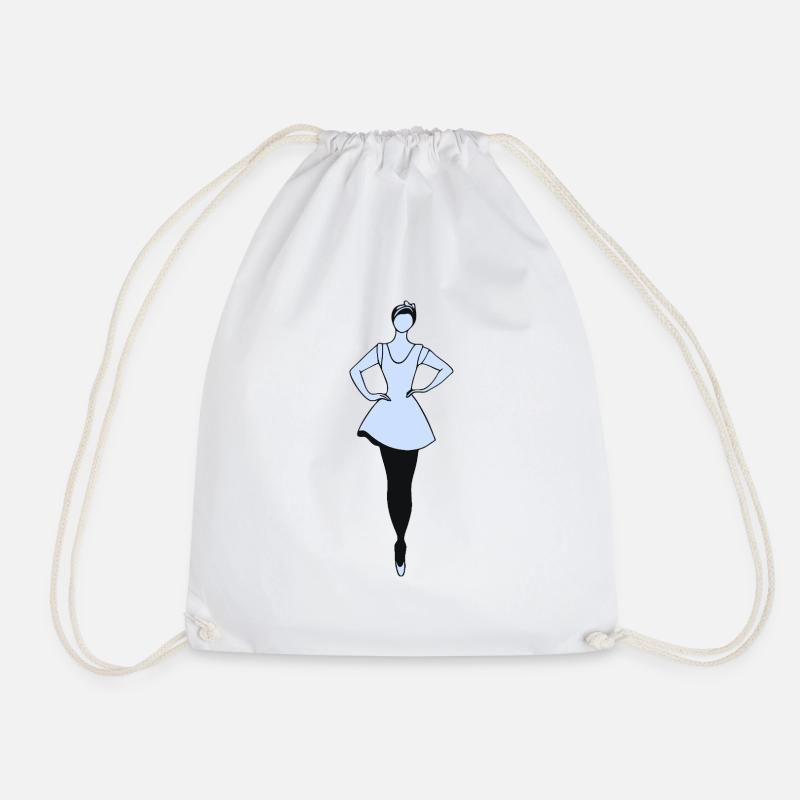 Ballet Ballet Miss - Drawstring Bag - white