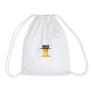 Under Pressure Rosin Resin Weed Cannabis - Drawstring Bag - white - Front