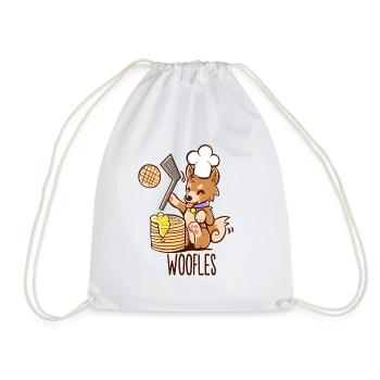 Je fais des Woofles - Sac de sport léger - blanc - Devant