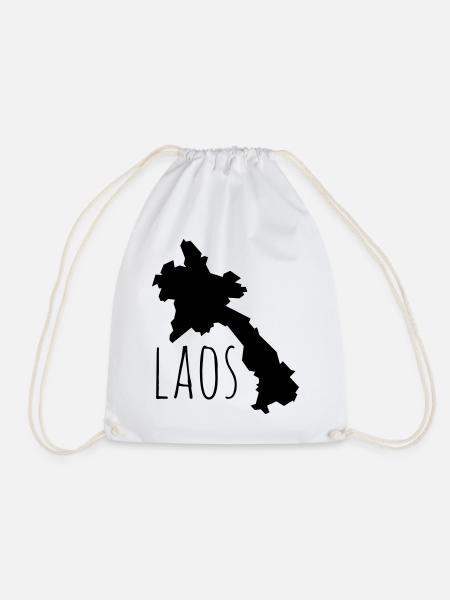 Laos - Turnbeutel - Weiß
