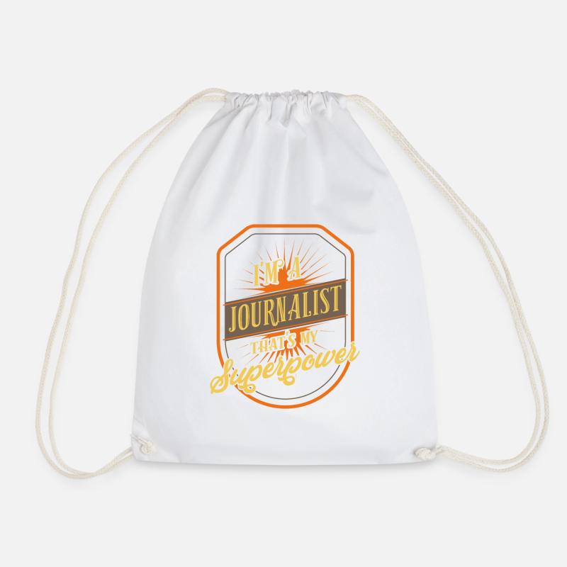 Journaliste - Sac de sport léger - blanc