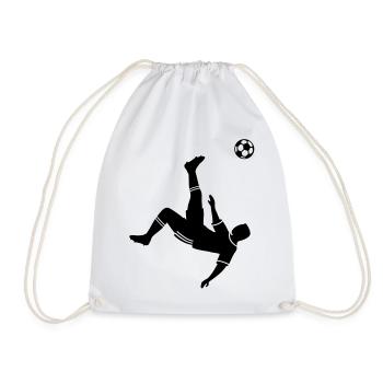 Football team football game - Drawstring Bag - white - Front