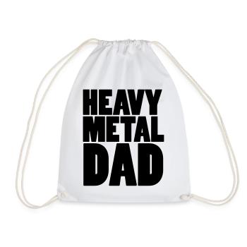 Heavy Metal Dad - Turnbeutel - Weiß - Vorne