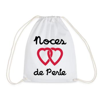 Noces de Perle - Sac de sport léger - blanc - Devant