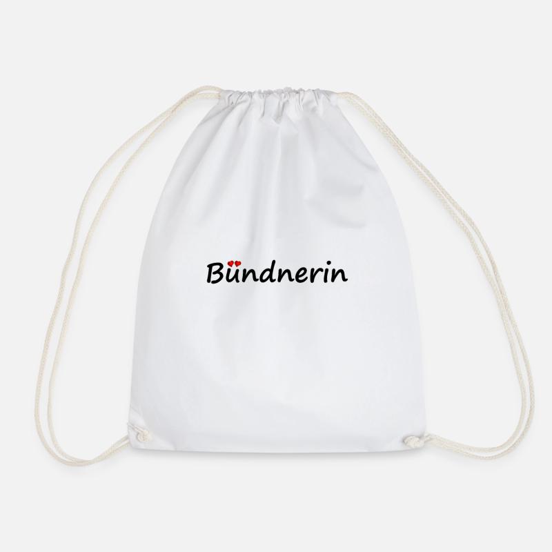 Bündnerin - Turnbeutel - Weiß