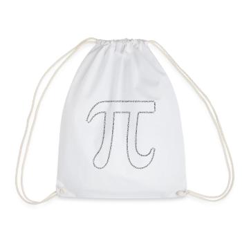 PI Symbol 3,14 Zeichen Kreiszahl Mathe Geschenk Pi - Turnbeutel - Weiß - Vorne