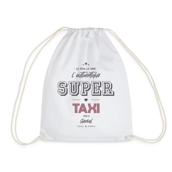 L authentique super taxi - Sac de sport léger - blanc - Devant