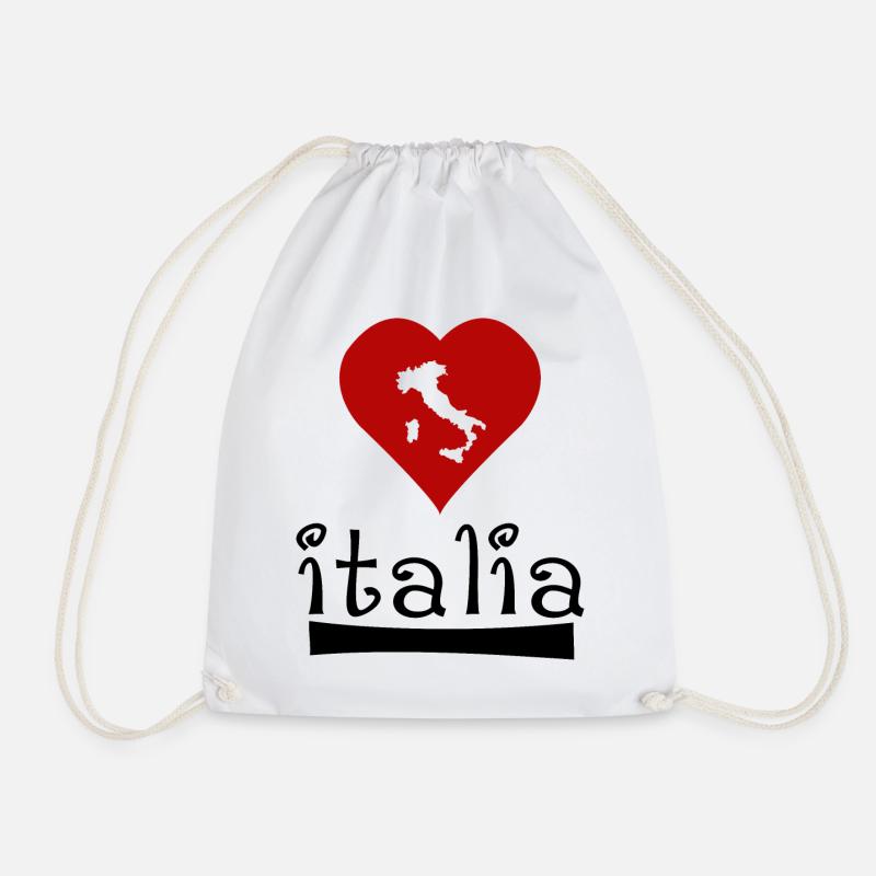 Italia - Drawstring Bag - white