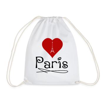 Ich liebe Paris - Turnbeutel - Weiß - Vorne