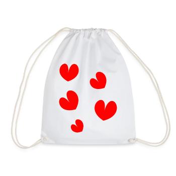 MOTHER'S DAY. HAPPY MOTHER'S DAY. MOM - Drawstring Bag - white - Front