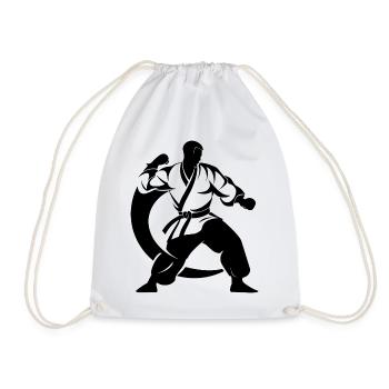 Karateka - Turnbeutel - Weiß - Vorne