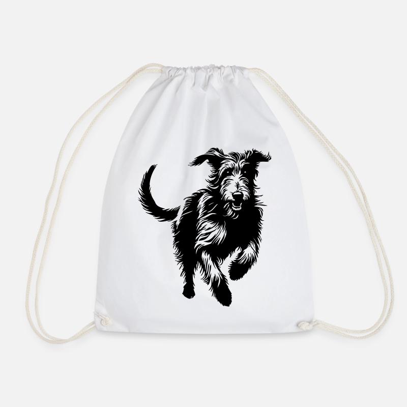 Irish Wolfhound - Turnbeutel - Weiß