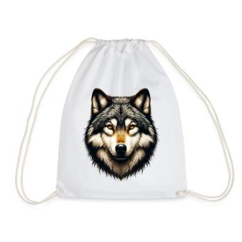 Loup - Sac de sport léger - blanc - Devant