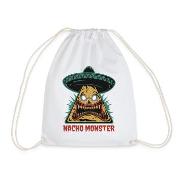 Nacho Monster Fiesta - Turnbeutel - Weiß - Vorne