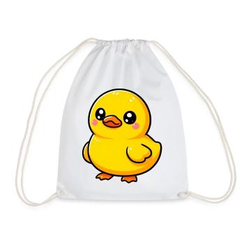 Ente Ente Ente Ente Ente - Turnbeutel - Weiß - Vorne