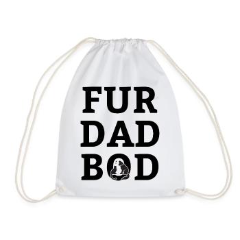 Fur dad bod - Turnbeutel - Weiß - Vorne