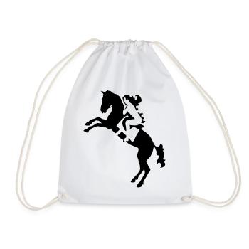 Cavalier - Sac de sport léger - blanc - Devant