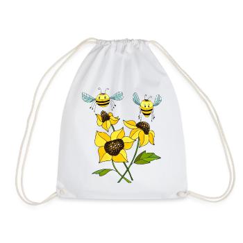 Insekten - Turnbeutel - Weiß - Vorne