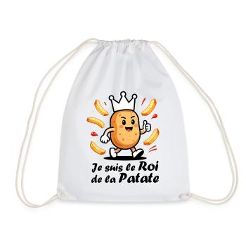 Je suis le Roi de la patate frite, chef cuisinier - Sac de sport léger - blanc - Devant
