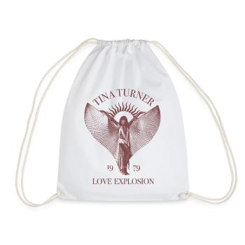 Tina Turner 1979 Love Explosion - Drawstring Bag - white - Front