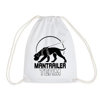 Chiens de sport de l’équipe de remorque géante Schnauzer Mantrailer - Sac de sport léger - blanc - Devant