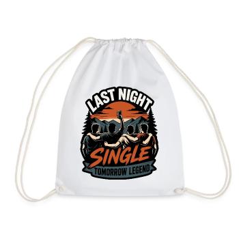 Célibataire de la nuit dernière : Légende de demain - Sac de sport léger - blanc - Devant