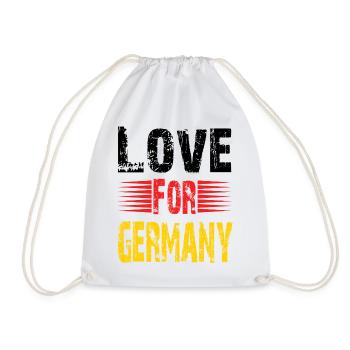 Pour le maillot de fan de grunge allemand - Sac de sport léger - blanc - Devant