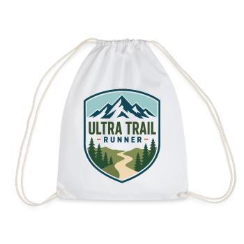 Ultra Trail Runner Mountain Shield - Turnbeutel - Weiß - Vorne