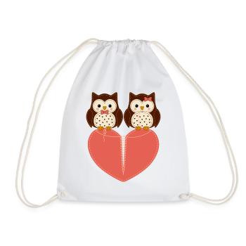 motiv_owl - Turnbeutel - Weiß - Vorne