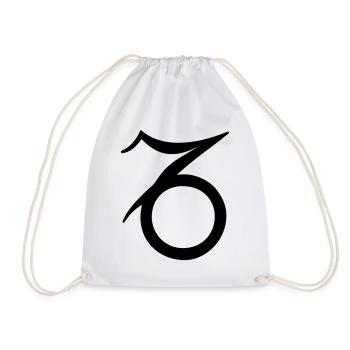 Zodiac Capricorn Design – The Sign of Capricorn - Drawstring Bag - white - Front