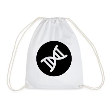 Double hélice de l ADN - Sac de sport léger - blanc - Devant