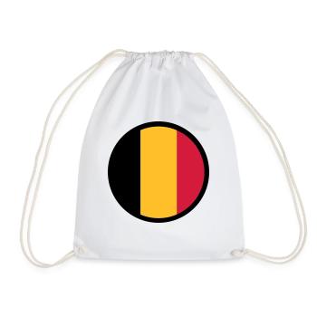Im Zeichen von Belgien - Turnbeutel - Weiß - Vorne