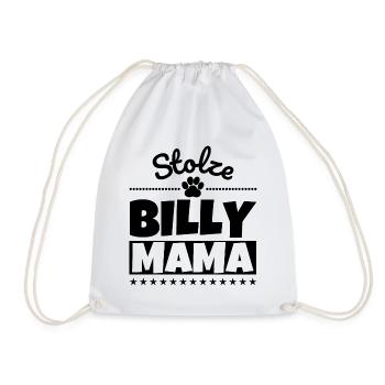 Stolze Billy Mama - Turnbeutel - Weiß - Vorne