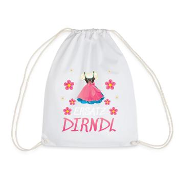 Dirndl Ersatz - Turnbeutel - Weiß - Vorne