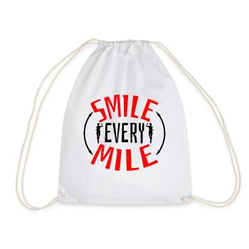 Souriez tous les kilomètres 4 - Sac de sport léger - blanc - Devant
